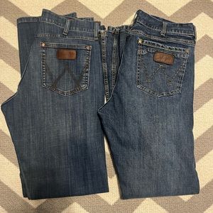 35/36 Wrangler Retro Mens Jeans Lot 35x36